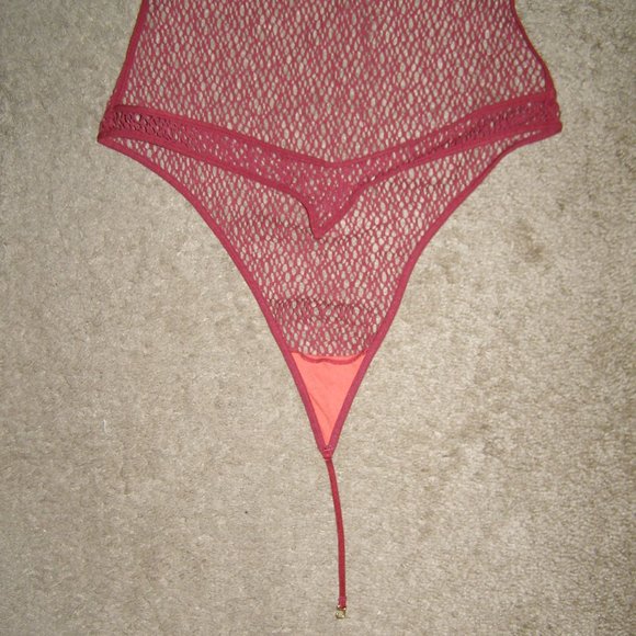 RARE nwot 36C Med Victoria's Secret fishnet Teddy - Picture 12 of 16